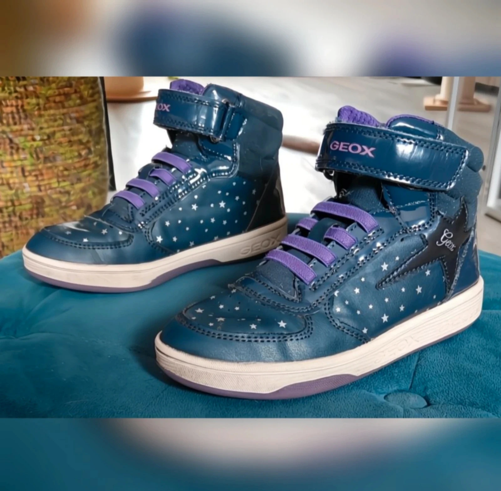 Blue/Purple Geox J Maltin Girl A Sneakers size 31 – photo 3